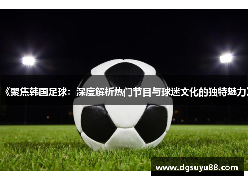 《聚焦韩国足球：深度解析热门节目与球迷文化的独特魅力》